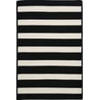 Product Image of Striped Black, White (TR-89) Area-Rugs