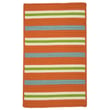 Product Image of Striped Colonial Mills &middot; Painter Stripe &middot; Painter Stripe &middot; Tangerine, Blue (PS-21) Area-Rugs