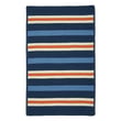 Product Image of Striped Colonial Mills &middot; Painter Stripe &middot; Painter Stripe &middot; Set Sail Blue, Orange (PS-41) Area-Rugs