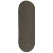 Product Image of Solid Colonial Mills &middot; Reversible Flat-Braid Runners &middot; Ovals &middot; Grey (RV-41) Area-Rugs