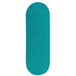 Product Image of Solid Colonial Mills &middot; Reversible Flat-Braid Runners &middot; Ovals &middot; Aqua (RV-56) Area-Rugs
