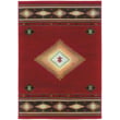 Product Image of Southwestern Red, Green (087K1) Area-Rugs