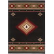 Product Image of Southwestern Black, Green (087G) Area-Rugs