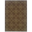 Product Image of Contemporary / Modern Brown, Green (6991N) Area-Rugs