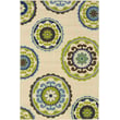 Product Image of Contemporary / Modern Ivory, Green (859J) Area-Rugs