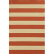 Product Image of Striped Orange, Ivory (B) Area-Rugs