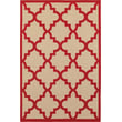 Product Image of Contemporary / Modern Sand, Red (R9) Area-Rugs