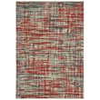 Product Image of Contemporary / Modern Grey, Red (X) Area-Rugs