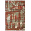 Product Image of Abstract Grey, Rust (Z) Area-Rugs