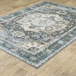 Oriental Weavers Charleston Printed CHA01 Blue Area Rugs Rugs Direct