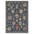 Oriental Weavers Lucca 2863 Blue B rug featuring an intricate pattern in shades of blue and beige on a soft, durable surface.