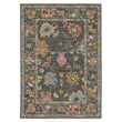 Oriental Weavers Lucca 2889 Grey, Blue (E) rug in a modern setting; features intricate patterns with grey and blue tones.