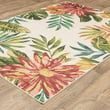 Oriental Weavers Fiji FIJ-07 Beige Green rug featuring a blend of beige and green hues in a modern setting; elegant floor decor.