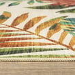 Oriental Weavers Fiji FIJ-07 Beige, Green rug showcasing intricate patterns and soothing colors, laid in a bright indoor setting.