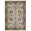 Ivory and green Oriental Weavers Hastings HA-03 rug on a wooden floor, showcasing its intricate patterns and elegant design.