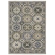 Ivory and blue Oriental Weavers Hastings HA-05 rug, featuring intricate patterns, ideal for enhancing elegance in any room setting.