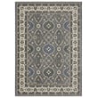 Oriental Weavers Hastings HA-07 Blue, Ivory indoor rug featuring a geometric pattern, perfect for adding a modern touch to living spaces.