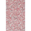 Colorspree by Company C Camellia 10240 Red rug, hand-tufted, vibrant red with floral patterns, ideal for living room settings.