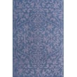 Company C Medici 10336 Cobalt rug in deep blue tones, crafted from New Zealand Wool, hand-tufted for a luxurious finish in a modern living room setting.