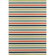 Product Image of Striped Navy, Orange, Green Area-Rugs