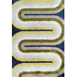 Product Image of Shag Novogratz by Momeni &middot; Retro &middot; Retro Wave &middot; Blue, Grey, Green (RET-2) Area-Rugs