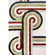 Product Image of Shag Novogratz by Momeni &middot; Retro &middot; Turnstyle &middot; Ivory, Red, Blue (RET-5) Area-Rugs