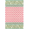 Product Image of Contemporary / Modern Pink, Green, Ivory Area-Rugs