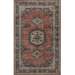 Momeni Karachi KAR-10 Rust rug in rich rust and beige tones, featuring detailed patterns, ideal for traditional home decor settings.