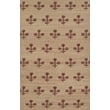 Erin Gates by Momeni Orchard Bloom Rust ORC-2 handwoven rug; vibrant red tones, intricate floral design, adds warmth to any room.
