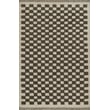 Momeni Willow WLO-1 Charcoal rug in a textured handwoven design, featuring an intricate pattern in shades of charcoal and gray.