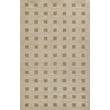 Momeni Archer ARC-1 Beige rug, hand-tufted with intricate patterns, showcasing neutral tones ideal for elegant home decor settings.