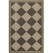 Erin Gates by Momeni Saybrook SAY-4 Black rug in a modern setting, featuring elegant geometric patterns in black and white tones.