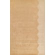 Momeni Form Form Beige rug, hand-tufted with a minimalist geometric design in neutral beige tones, set on a hardwood floor.