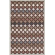 Erin Gates by Momeni Abbot ABB-2 rug in beige, tan, and blue; hand-tufted design perfectly complements modern living spaces.