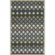 Erin Gates by Momeni Abbot ABB-2 Blue rug, featuring a hand-tufted design in shades of blue and ivory, displayed in a modern living space.