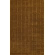 Handwoven Momeni Contour CON-2 rug in mustard featuring geometric patterns enhances modern interiors with warm earthy tones.