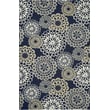 Product Image of Contemporary / Modern Black, Navy Area-Rugs