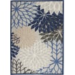 Product Image of Floral / Botanical Blue, Beige, Grey Area-Rugs