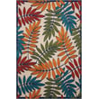 Product Image of Floral / Botanical Red, Blue, Green Area-Rugs