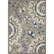 Product Image of Contemporary / Modern Grey, Blue, Ivory Area-Rugs