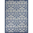 Product Image of Contemporary / Modern Nourison &middot; Aloha &middot; ALH-21 &middot; Grey, Blue Area-Rugs