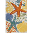 Product Image of Beach / Nautical Nourison &middot; Aloha &middot; ALH-24 &middot; Blue, Yellow, Orange Area-Rugs