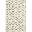 Product Image of Contemporary / Modern Ivory, Chocolate Area-Rugs