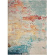 Product Image of Abstract Sealife, Grey, Blue Area-Rugs