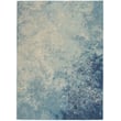 Product Image of Contemporary / Modern Nourison &middot; Passion &middot; PSN-10 &middot; Navy, Light Blue Area-Rugs
