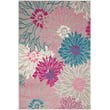 Product Image of Floral / Botanical Grey, Pink Area-Rugs