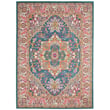 Product Image of Contemporary / Modern Nourison &middot; Passion &middot; PSN-20 &middot; Teal, Pink Area-Rugs