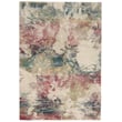 Product Image of Abstract Cream, Pink, Green Area-Rugs