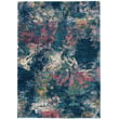 Product Image of Abstract Blue, Pink, Ivory Area-Rugs