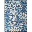 Product Image of Floral / Botanical Nourison &middot; Tranquil &middot; TRA03 &middot; Navy Area-Rugs